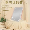 Beauty mirror led makeup mirror with light, Amazon Douyin new folding mirror, 360 rotating dressing mirror, Internet celebrity Specification image